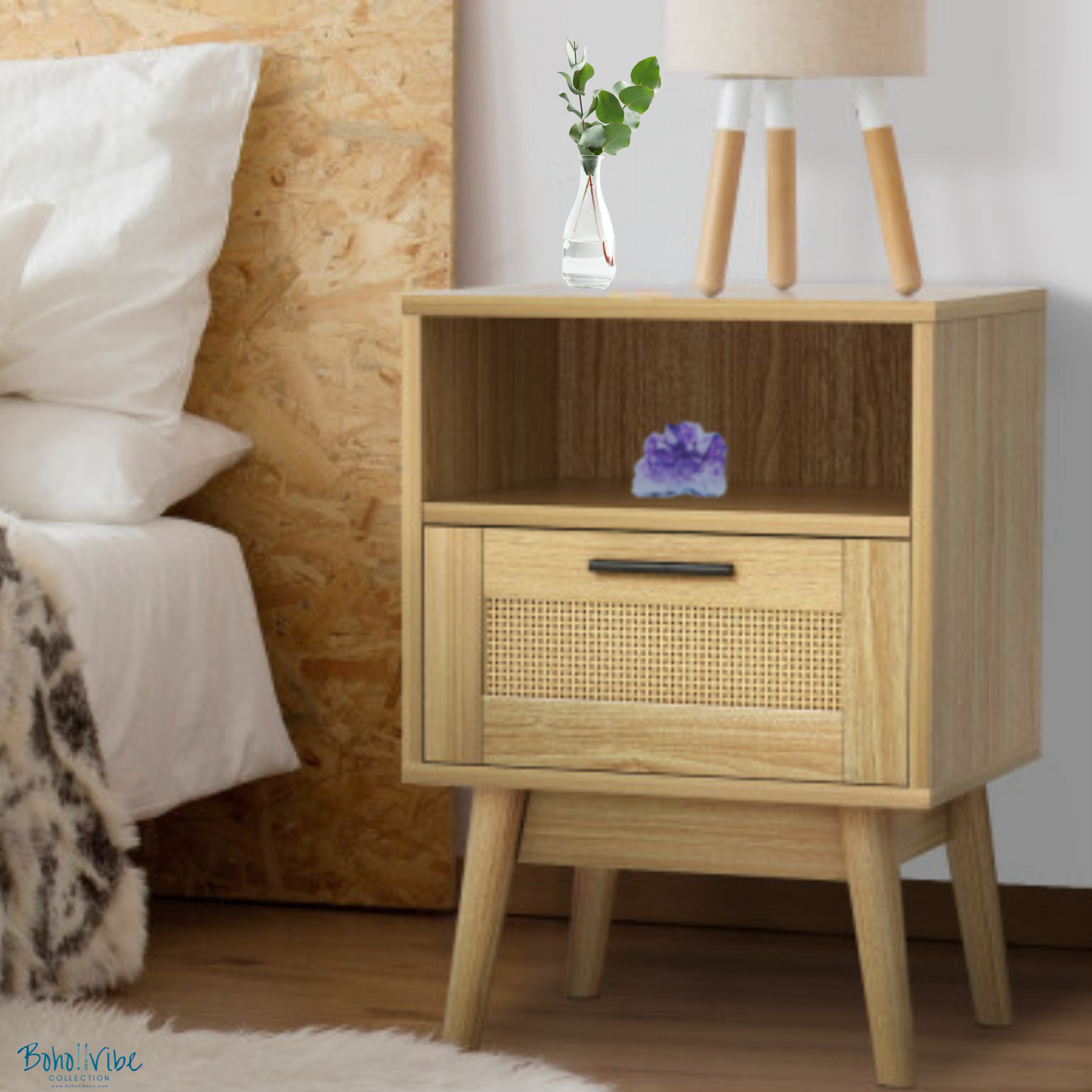 Boho modern store nightstand